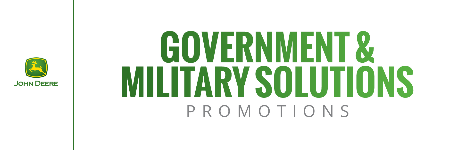 John Deere: Government and Military Solutions